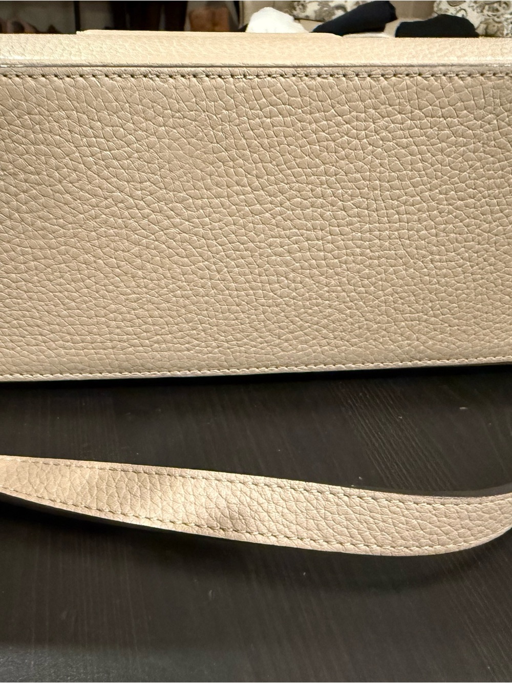 Louis Vuitton Beige/Taupe Leather Top Handle Satchel - Picture 6 of 7